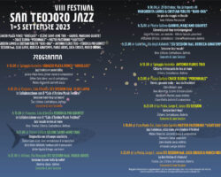 San Teodoro Jazz ottava edizione:  domani (sabato 2 settembre) alle 18  presso l’Esagono di Cala d’Ambra