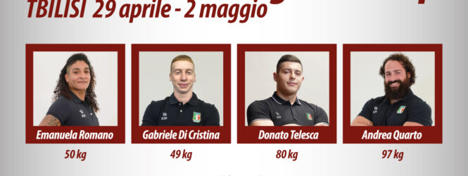 Para Powerlifting – Azzurri in gara alla Tbilisi 2023 World Cup