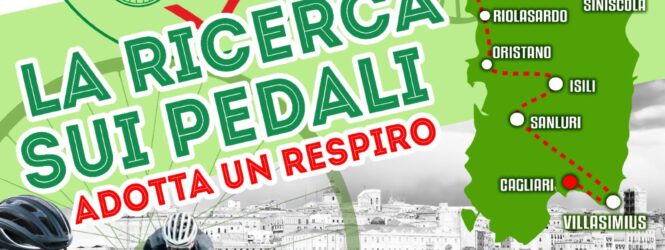 Si chiude domani a Siniscola la pedalata per la ricerca sulla fibrosi cistica. Arrivo ore 16.30, piazza Martiri di via Fani