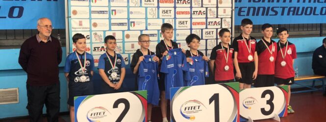 Tennistavolo Sassari: Nicola Cilloco e Federico Casula vincono argento e bronzo ai campionati giovanili di Terni nella categoria Under 11